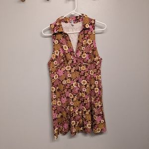 Urban Outfitters 70s Floral Dress - Size Large